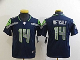 Youth Nike Seahawks 14 DK Metcalf Navy Vapor Untouchable Limited Jersey